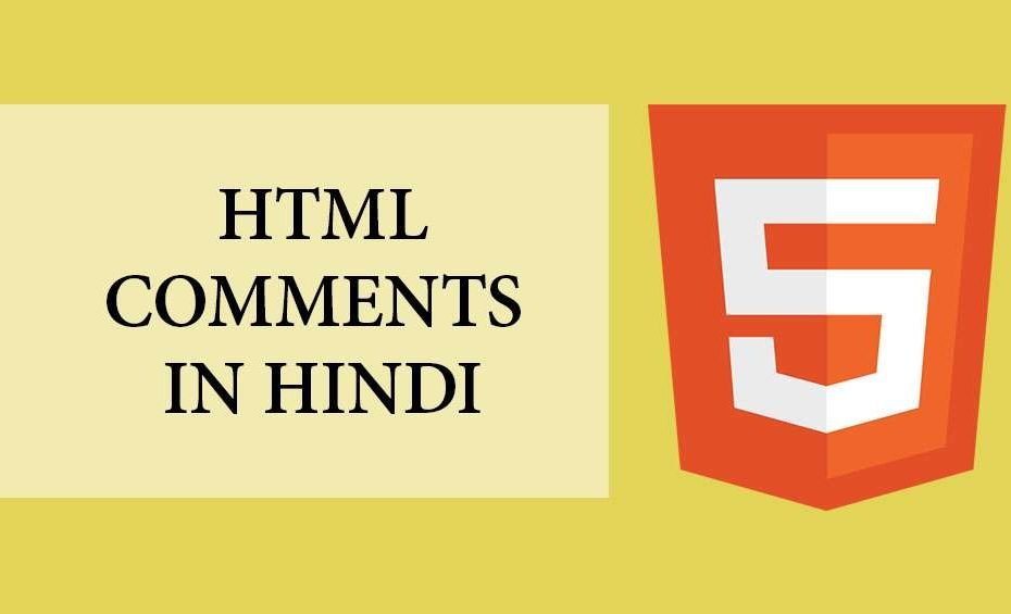 Comment line in HTML